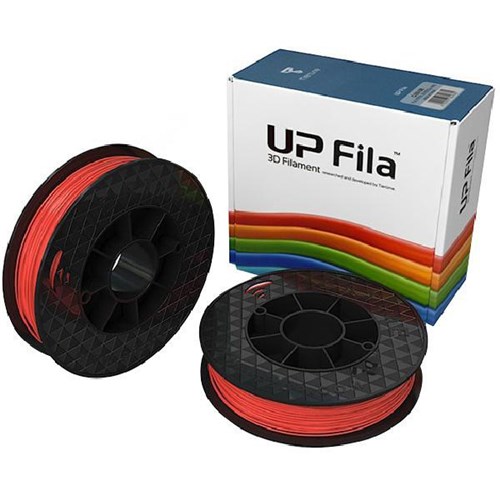 STEAM UP Premium PLA 3D Filament Spool 500g Gloss Scarlet Orange, Box of 2 Rolls