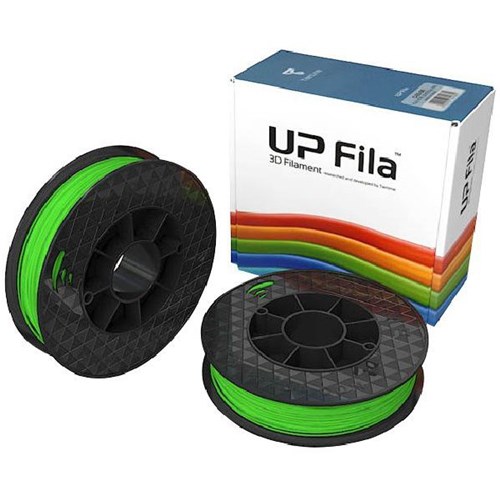 STEAM UP Premium PLA 3D Filament Spool 500g Gloss Green, Box of 2 Rolls