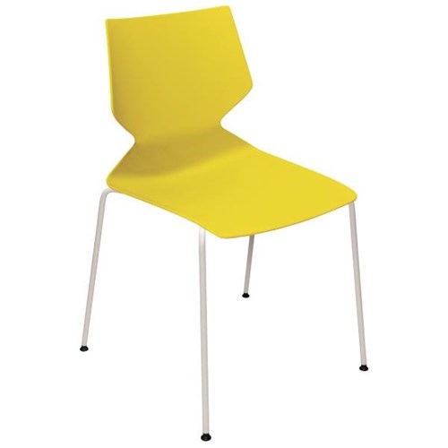 Konfurb Fly Chair Stackable Yellow/White