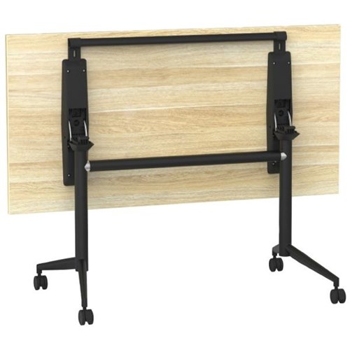 Galaxy Flip Table 1400x700mm Atlantic Oak/Black
