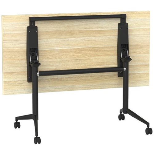 Galaxy Flip Table 1600x800mm Atlantic Oak/Black