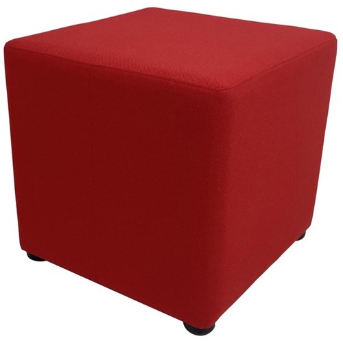 Ottoman Square 450mm Red