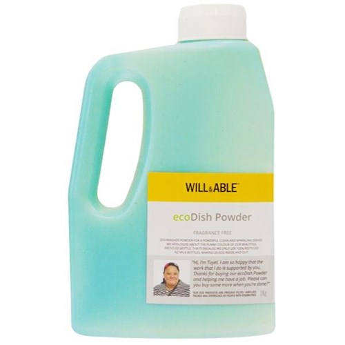 Will & Able Eco Dishwasher Powder 1kg OfficeMax NZ