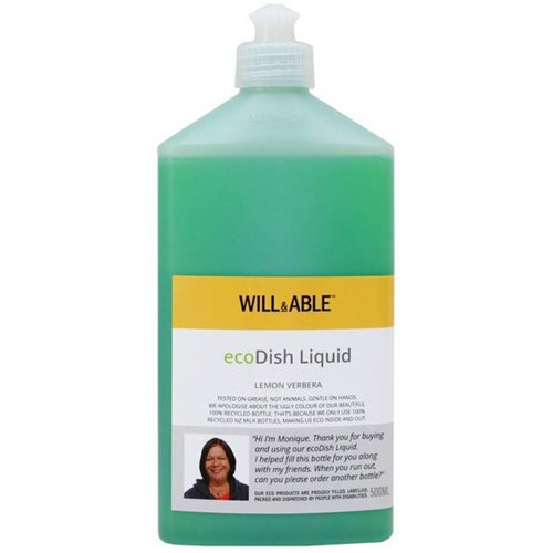 Will&Able Eco Dishwashing Liquid 500ml