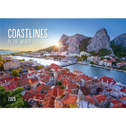 Easy2C Wall Calendar 2026 Coastlines Of The World