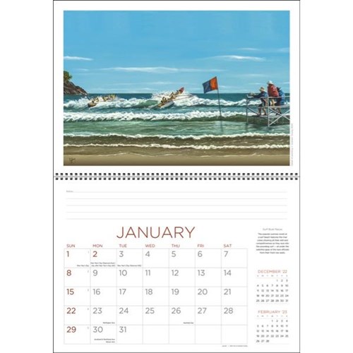 Easy2C Wall Calendar Art of Graham Young 2023 OfficeMax NZ