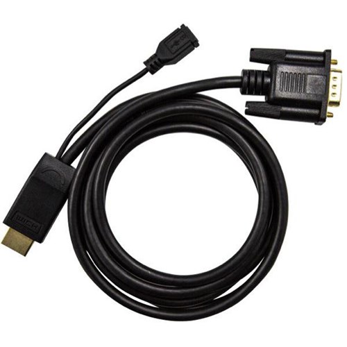 Dynamix HDMI to VGA Adaptor Cable 2m Black