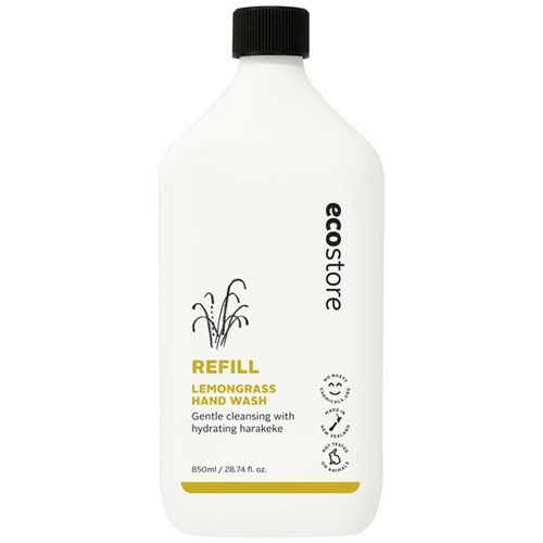 ecostore Hand Wash Refill Lemongrass 850ml
