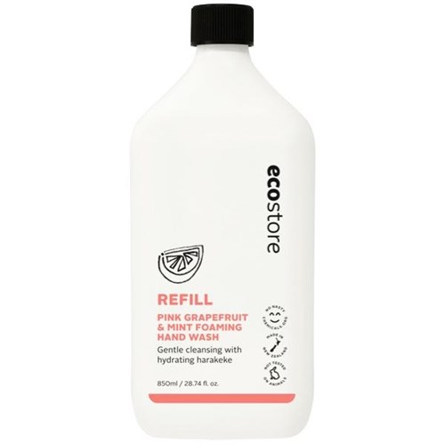 ecostore Foaming Hand Wash Refill Pink Grapefruit & Mint 850ml