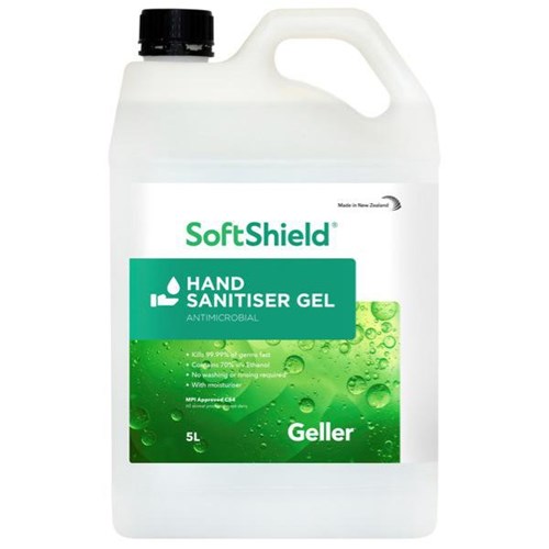 Geller SoftShield Hand Sanitiser Refill Alcohol 5L