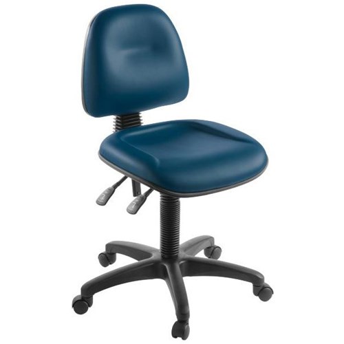 Eden Graphic Task Chair Mid Back 2 Lever Charisma Fabric/Navy