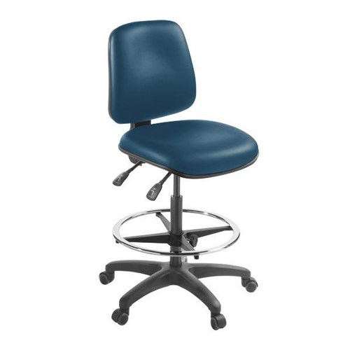 Eden Office Chorus 2.40 Highlift Task Chair High Back 2 Lever Charisma Vinyl/Navy