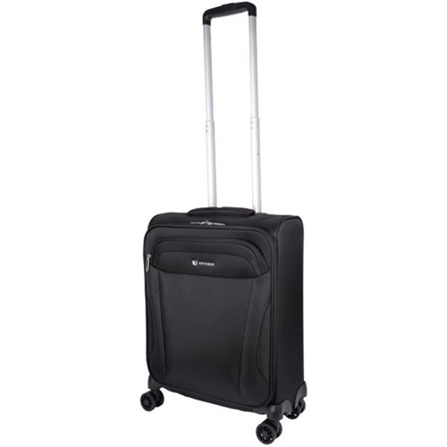 Voyager Chicago Trolley Suitcase 50cm Black | OfficeMax NZ