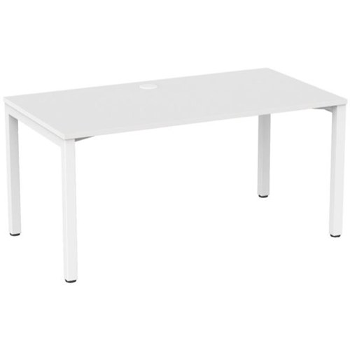 1500x800mm White Top/White Frame