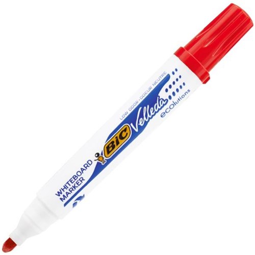 BIC Velleda ECOlutions Red Whiteboard Marker Bullet Tip