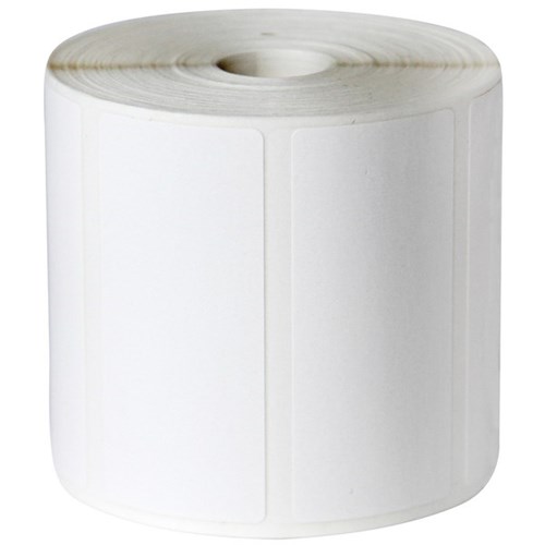 Brother Direct Thermal Roll 54x72mm 500 Labels White, Box of 5 Rolls