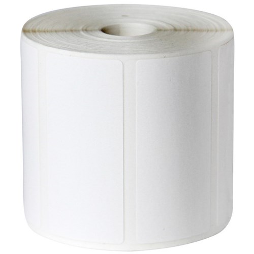 Brother Direct Thermal Roll 54x72mm 500 Labels White, Box of 5 Rolls