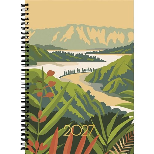 Collins A51 Diary A5 Day Per Page 2027 Kiwi Country Assorted Designs