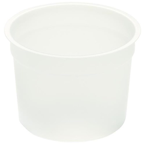 Huhtamaki Plastic Container Round Translucent 165ml, Pack of 50