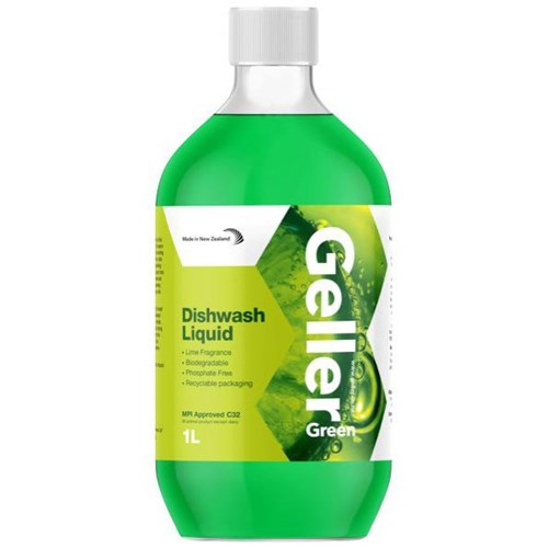 Geller Green Dishwashing Liquid 1L