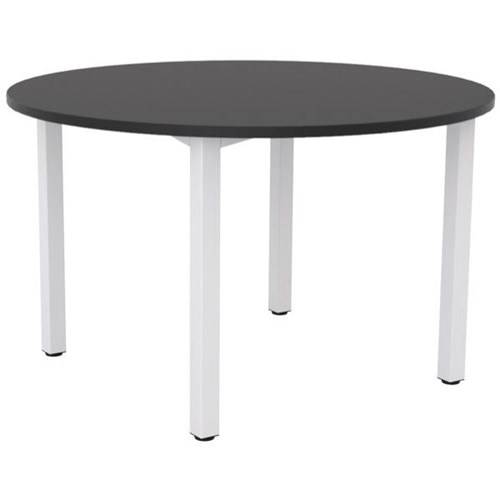 Cubit Meeting Table 1200mm Black/White