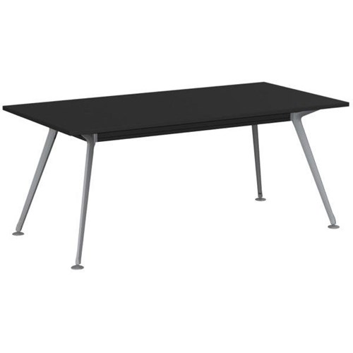 Galaxy Boardroom Table 1800x800mm Black/Silver