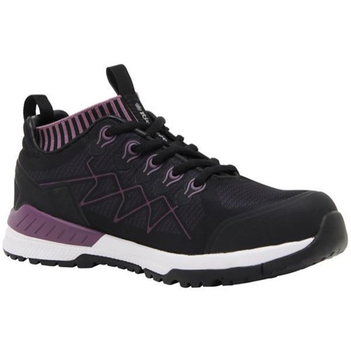 King Gee Vapour Womens Safety Shoes Size 6 Blackberry
