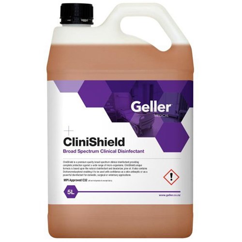 Geller CliniShield Surgical Disinfectant Cleaner 5L