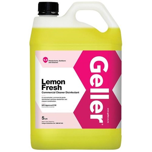 Geller Disinfectant Cleaner Lemon Fresh 5L