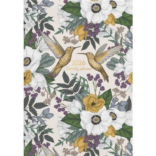 Collins Diary Planner A4 Month To View 2026 Birds