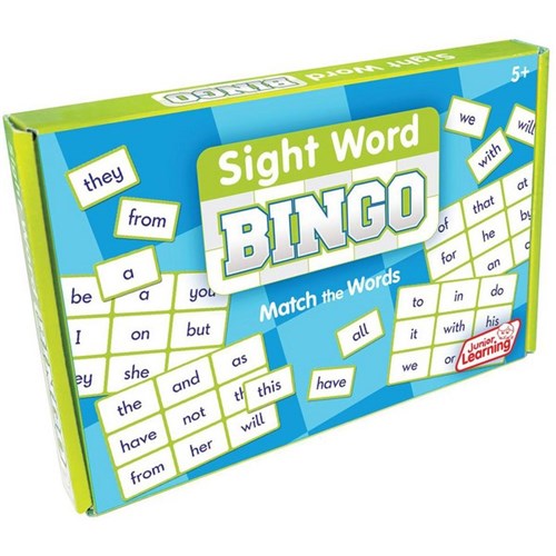 Junior Learning Sight Word Bingo Game