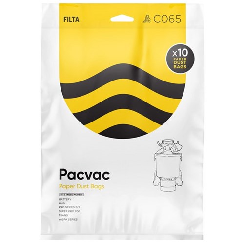 Filta Super Pro Vacuum Cleaner Bags, Pack of 10