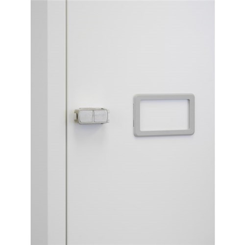 Precision Classic Locker 4 Tier Latch Lock 375mm Silver Grey