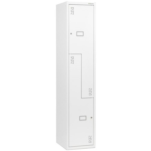 Precision Classic Locker 2 Step Cam Lock 375mm White Satin