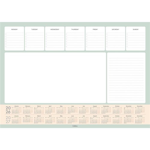 Collins Desk Pad A3 2026