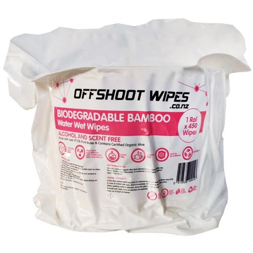 Offshoot Baby Wipes Wipepod Refill, Roll of 450 Sheets