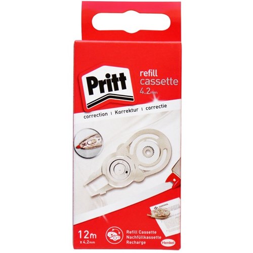 Pritt Refillable Roller Correction Tape Refill 4.2mm x 12m