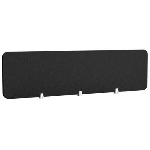 Boyd Acoustic Desk Screen 1800mm Black