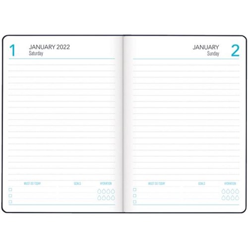 Collins A51 Diary A5 1 Day Per Page 2022 Protea OfficeMax NZ