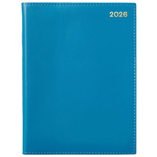 Winc A51 1/2 Hour Appointment Diary PVC A5 1 Day Per Page 2026 Blue