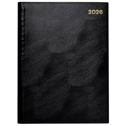 Winc A53 1 Hour Appointment Diary A5 Week To View 2026 Black