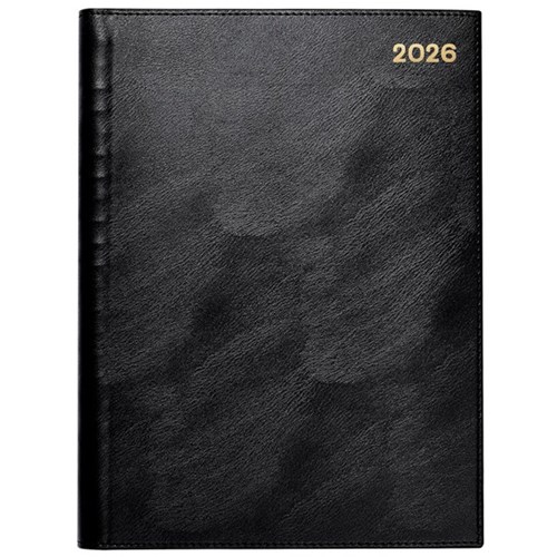 Winc A43 1 Hour Appointment Diary A4 Week To View 2026 Black