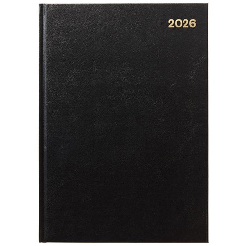 Winc A43 1 Hour Appointment Diary Recycled A4 Week To View 2026 Black