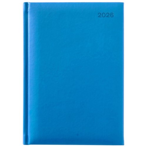 Winc A51 1/2 Hour Appointment Diary Soft Touch A5 1 Day Per Page 2026 Blue
