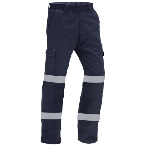 Bison Ripstop Taped Safety Trousers 112cm Navy