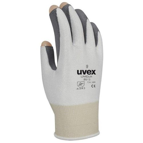 Uvex Unidur 6613 Dyneema Fingerless Gloves Size 7, Pack of 10 Pairs