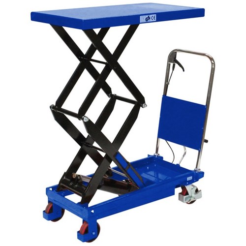BlueAnt Mobile Platform Scissor Table High Lift 150kg 450x700mm