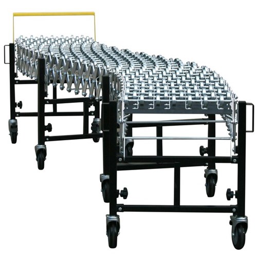 BlueAnt Flexi Conveyor With Steel Skate Wheels 460mm x 4m