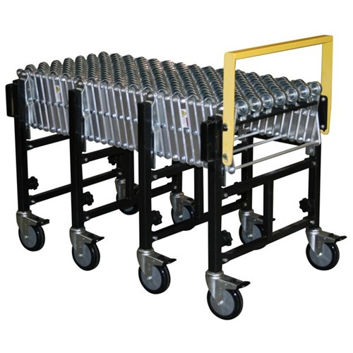 BlueAnt Flexi Conveyor With Steel Skate Wheels 460mm x 8m