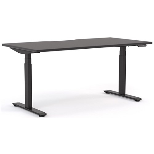 Klever Pro Electric Single User Height Adjustable Desk 1500mm Black/Black